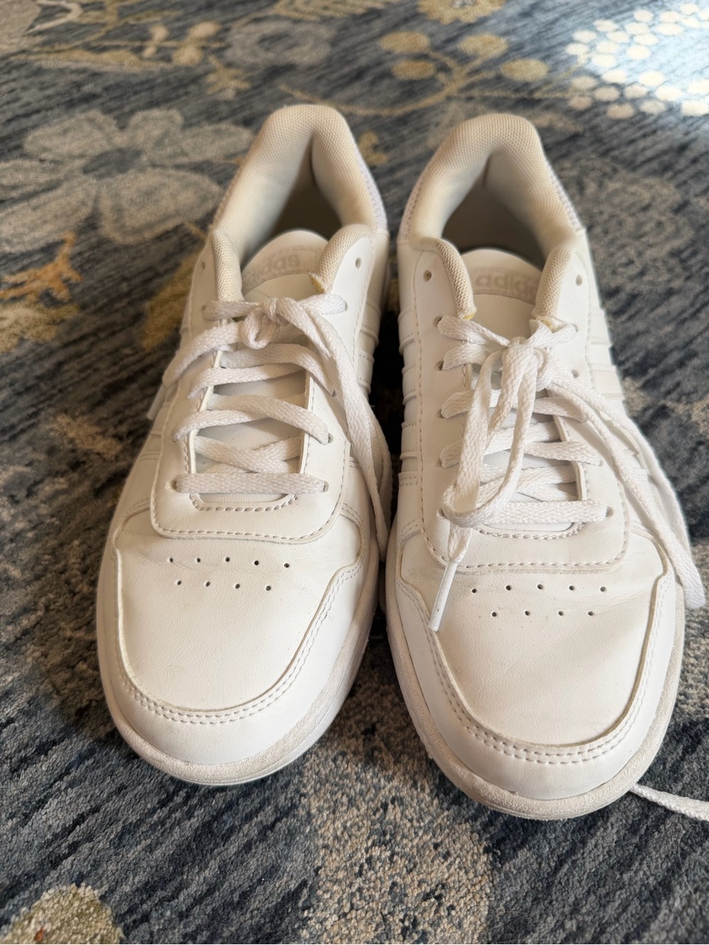 adidas Kids White Low-Top Athletic Sneakers